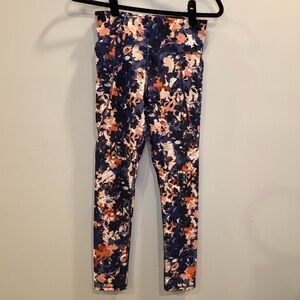 Old Navy Floral Print Leggings Size XL Girl